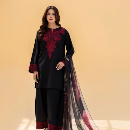 Winter stuff 
Zaroon Embroidery 3 piece