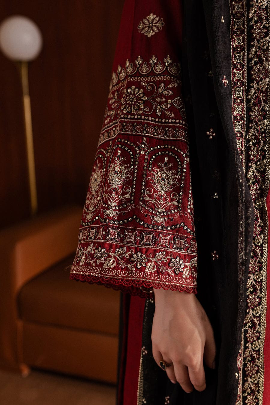 Winter stuff lelin Royal Maroon