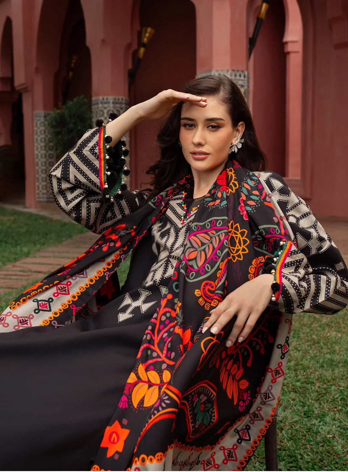 Melvin Black 3 piece winter stuff digital printed