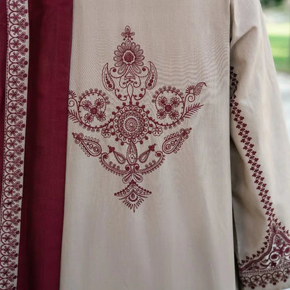 Winter stuff Zara Embroidered 3pcs