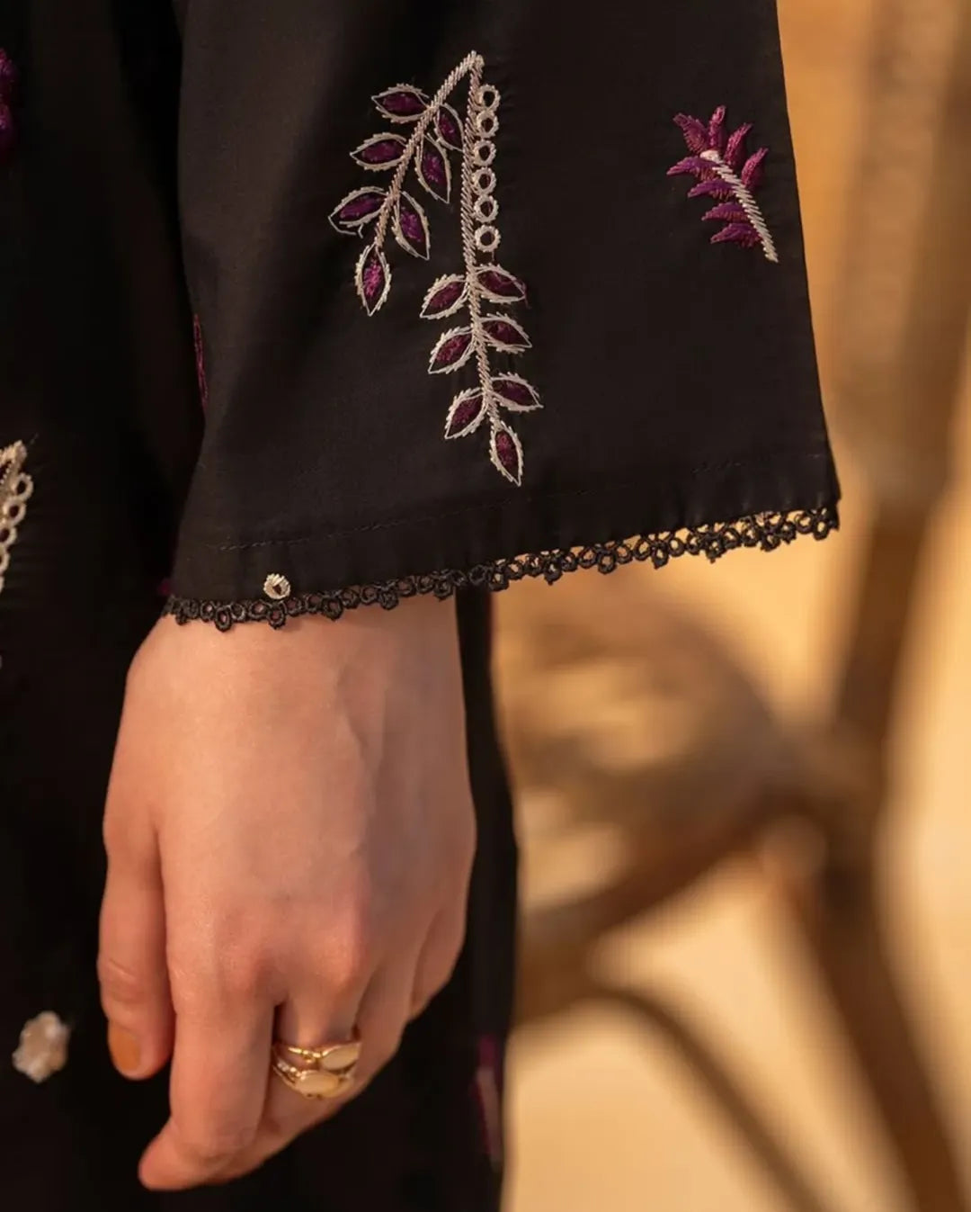 Winter stuff Diana Embroidered - 3 Pieces